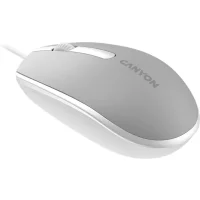 Мышь Canyon M-10 (серый/белый) фото 1